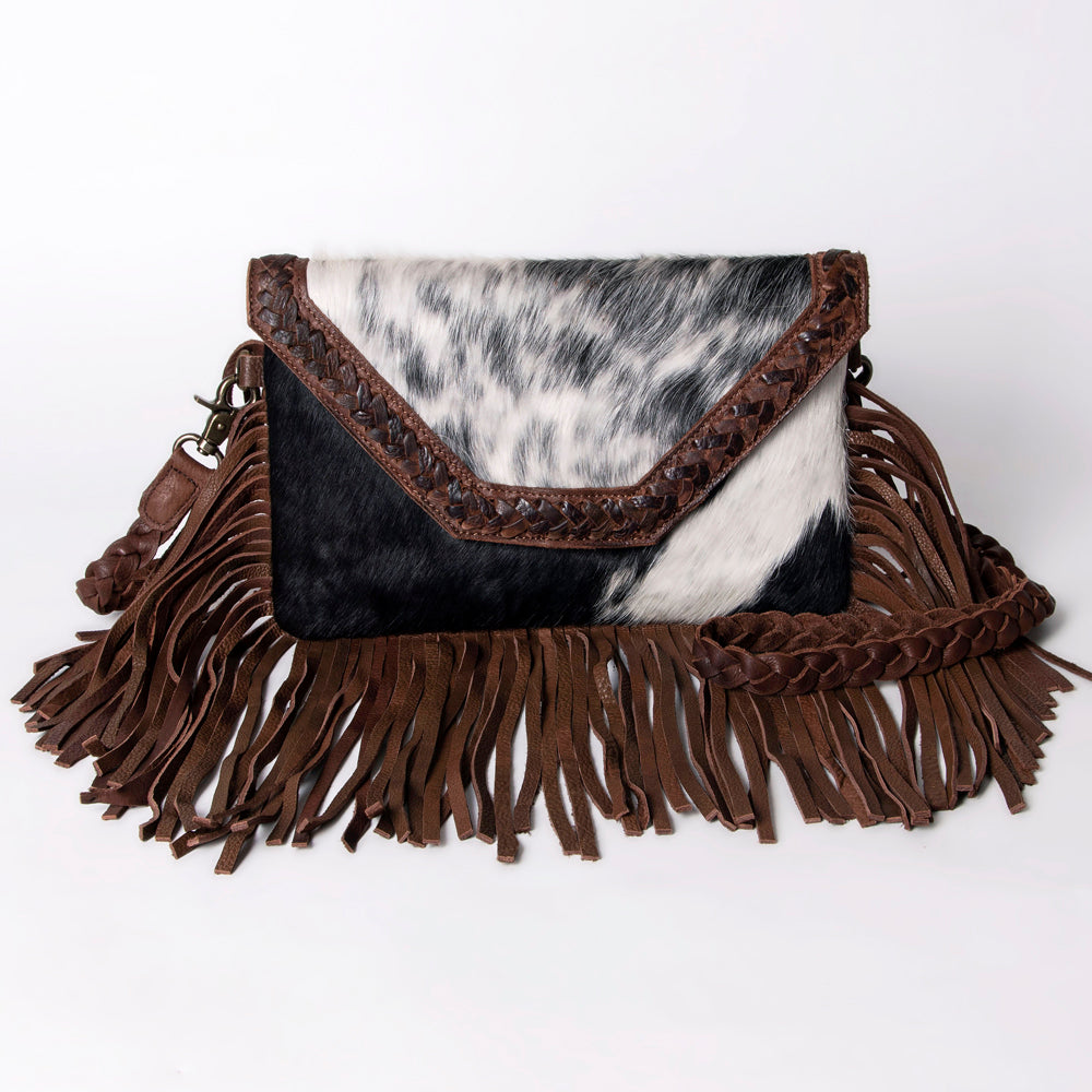 American Darling Hair-On Genuine Leather Clutch