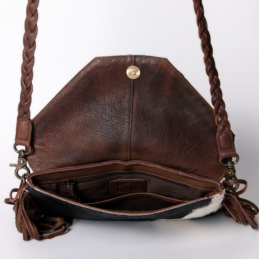 American Darling Hair-On Genuine Leather Clutch