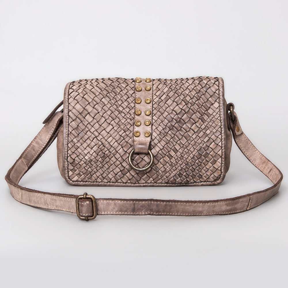 Never Mind Crossbody Vintage Handmade Genuine Cowhide Leather