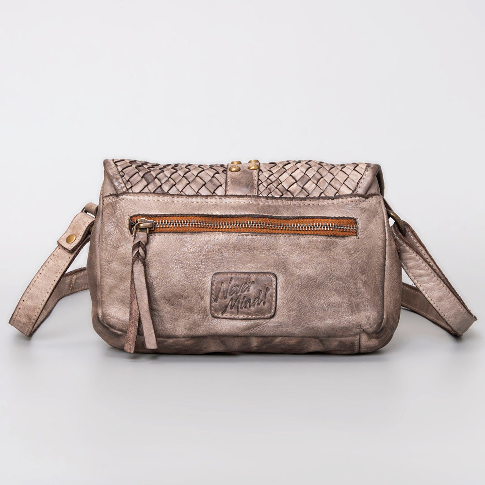 Never Mind Crossbody Vintage Handmade Genuine Cowhide Leather