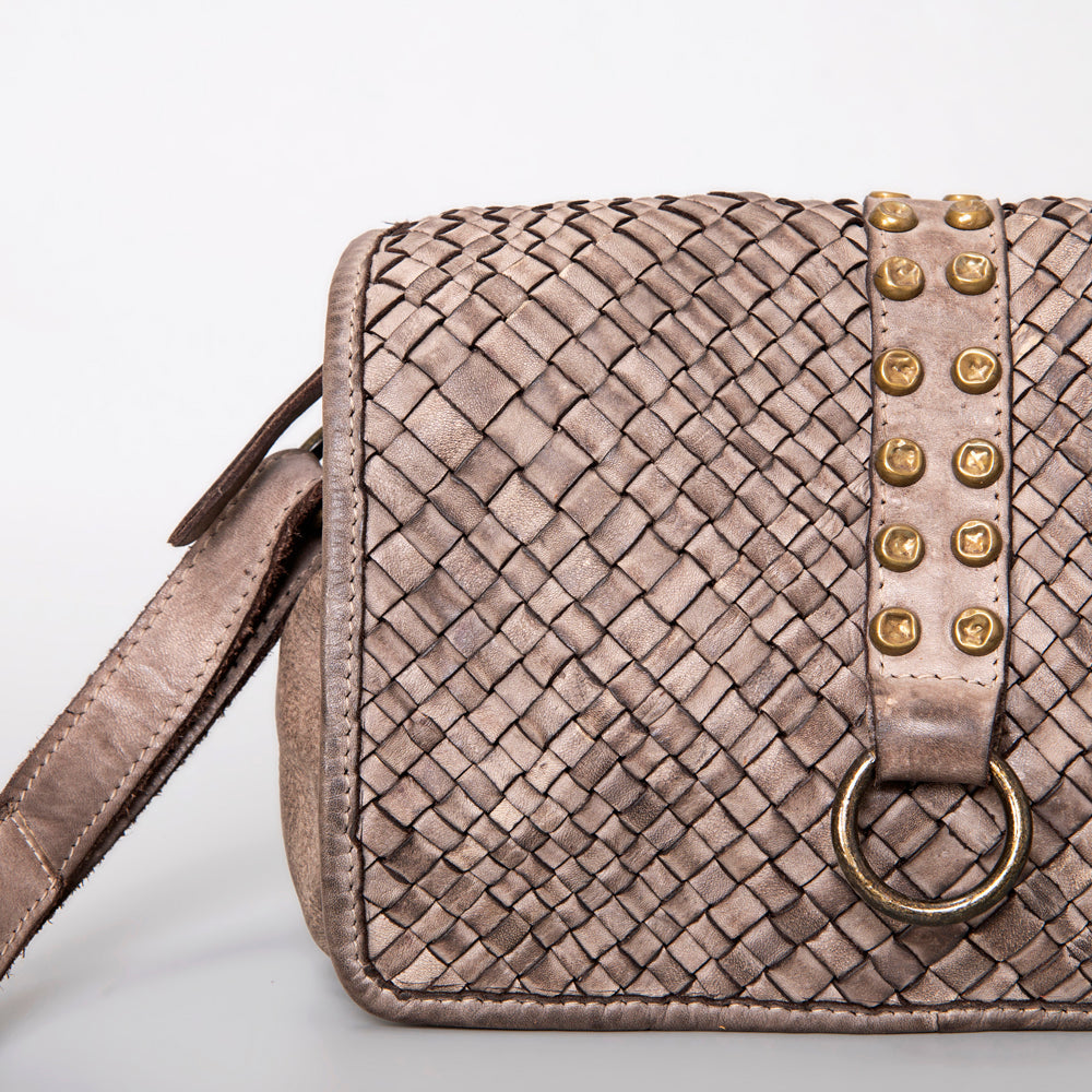 Never Mind Crossbody Vintage Handmade Genuine Cowhide Leather