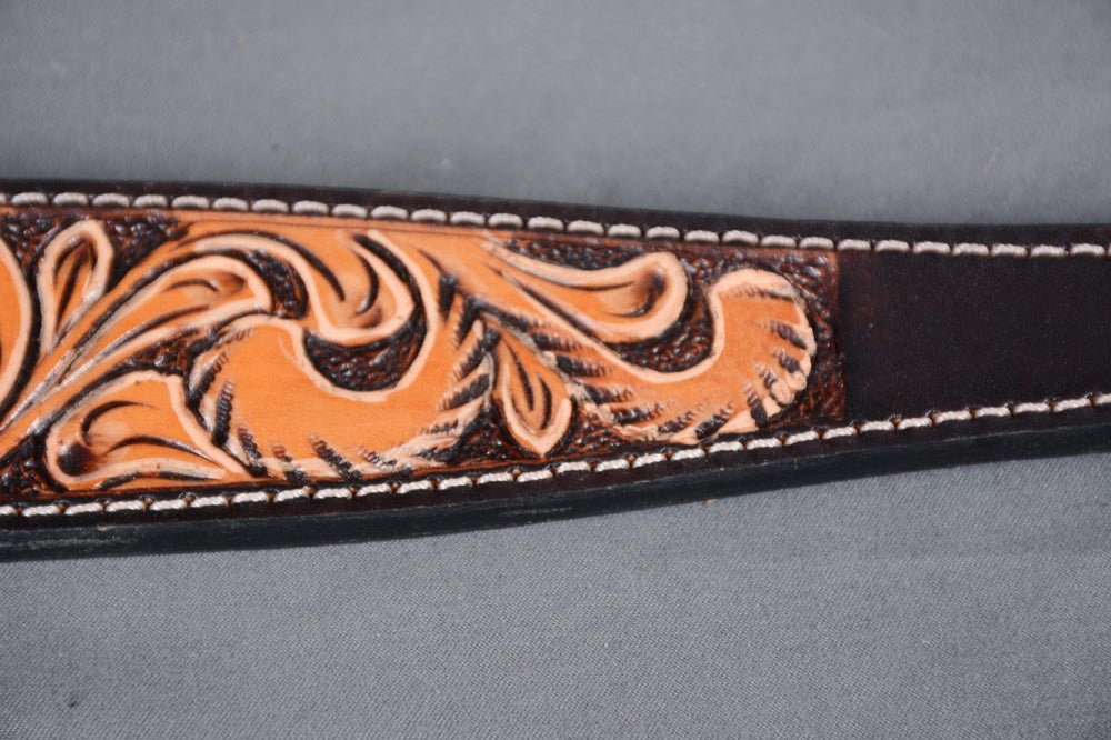 Bar H Equine Genuine Western American Leather Horse Premium Headstall & Breast Collar Set