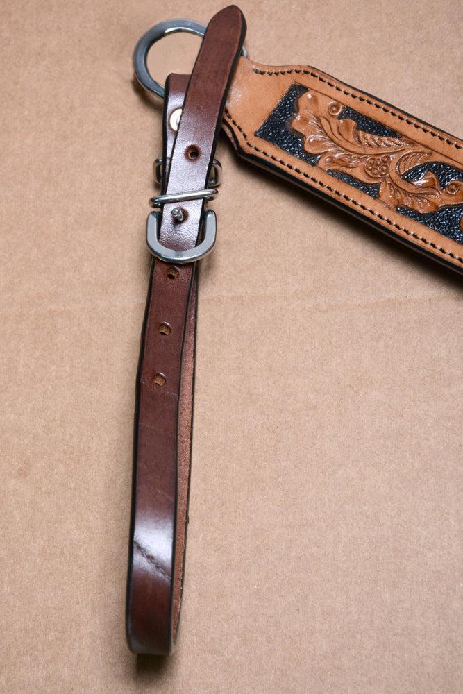 COMFYTACK By Hilason Western Horse Leather Breast Collar Headstall Set Side Buck Stitch Tan