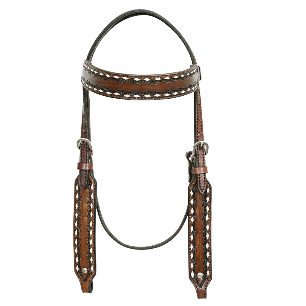 Hilason Western Horse Breast Collar American Leather Dark Brown| | Collars For Horses Set