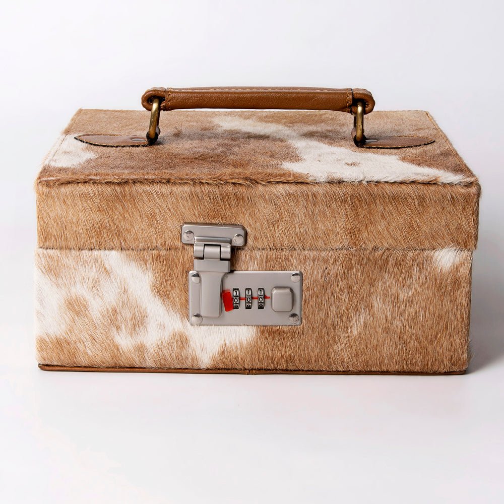 American Darling Hair-On Genuine Leather Jewelry Case