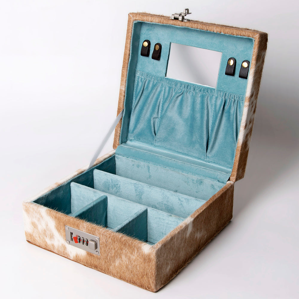 American Darling Hair-On Genuine Leather Jewelry Case