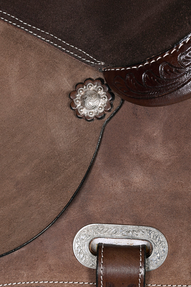 Comfytack Western Horse Barrel Racing Trail Saddle Tack Set Genuine Leather