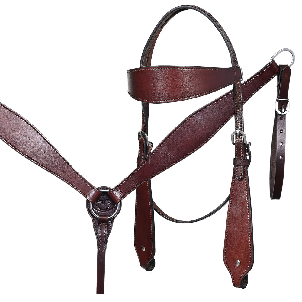 Comfytack Western Saddle Leather Trail Horse Tack Set Brown | Western Saddle | Saddle for Horses | Horse  Tack Set