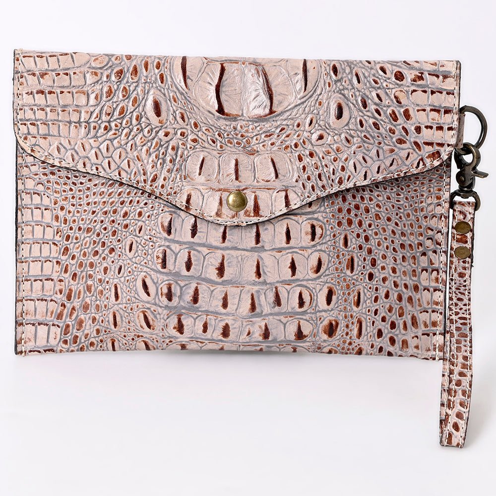 American Darling Crocodile Embossed Genuine Leather