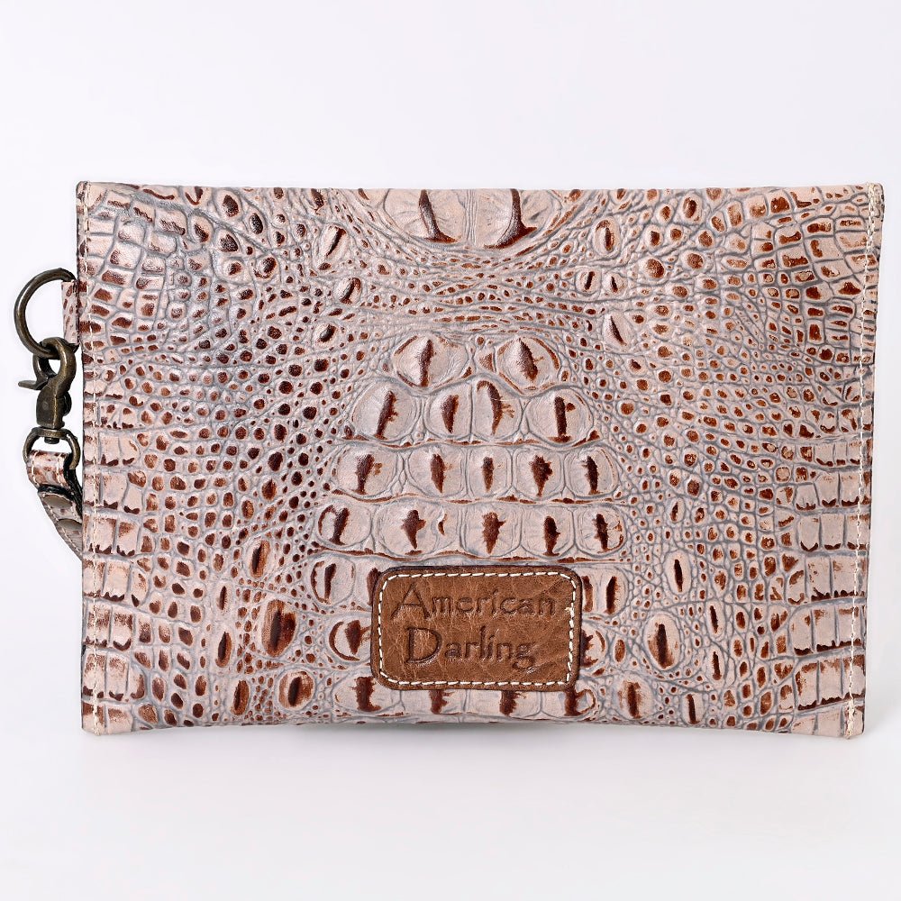American Darling Crocodile Embossed Genuine Leather