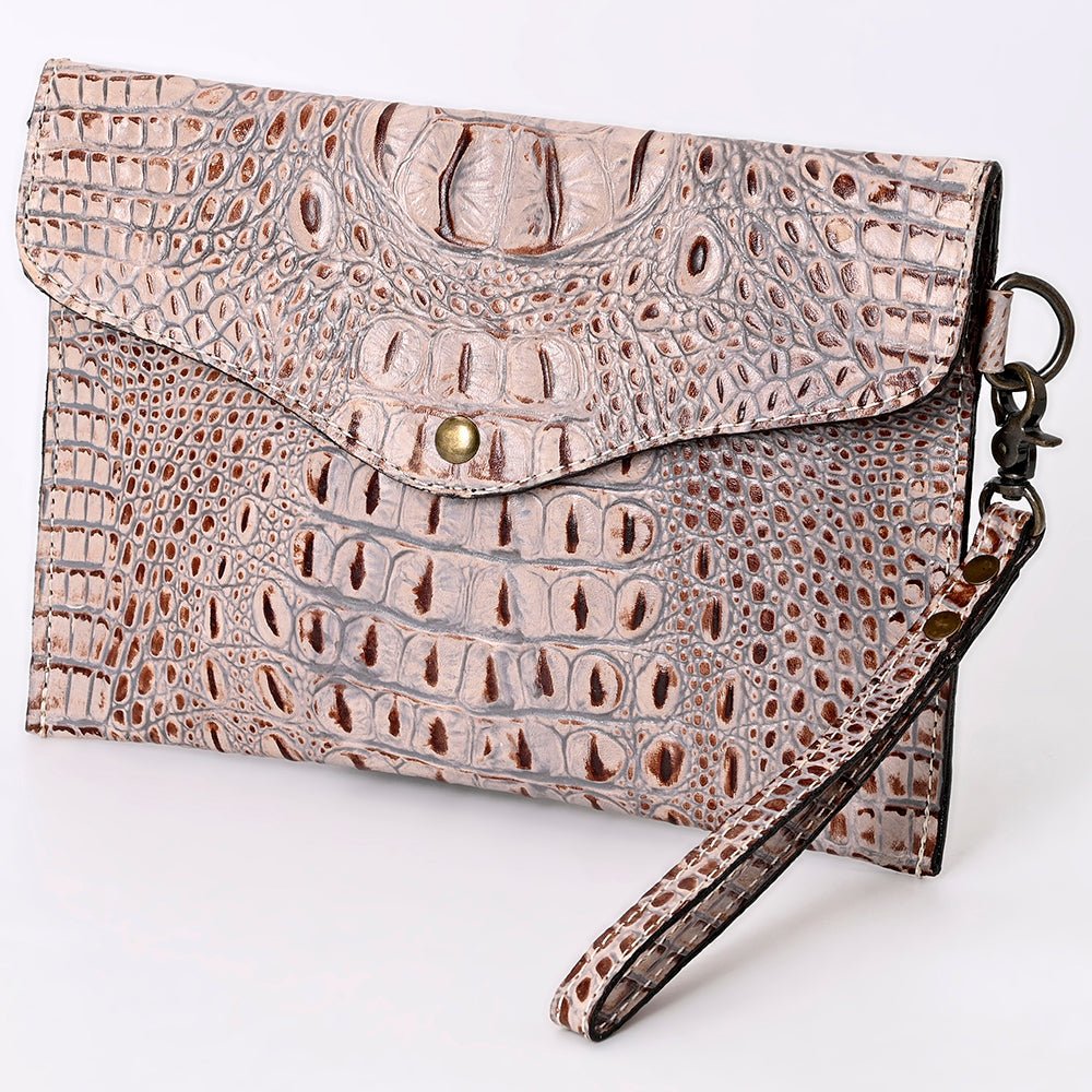 American Darling Crocodile Embossed Genuine Leather