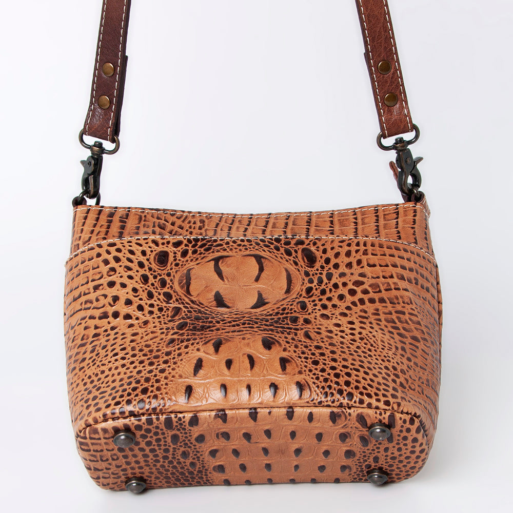 American Darling Crocodile Embossed Genuine Leather