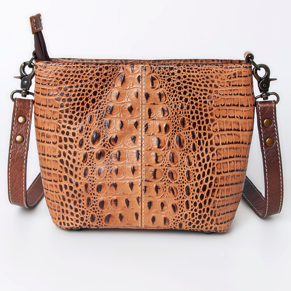 American Darling Crocodile Embossed Genuine Leather