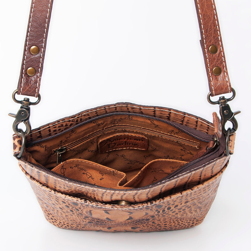 American Darling Crocodile Embossed Genuine Leather