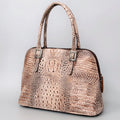 American Darling Crocodile Embossed Genuine Leather Bag