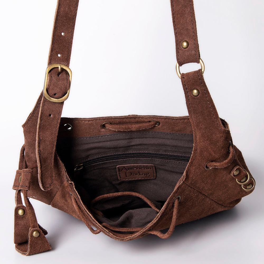American Darling Hand-Tooled Leather Crossbody Bag
