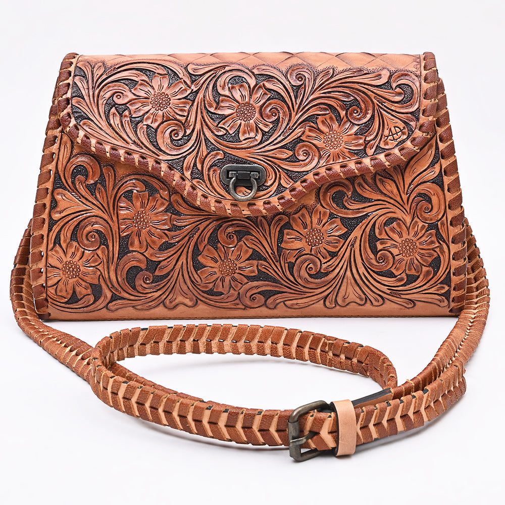 American Darling Hand-Tooled Leather Wallet