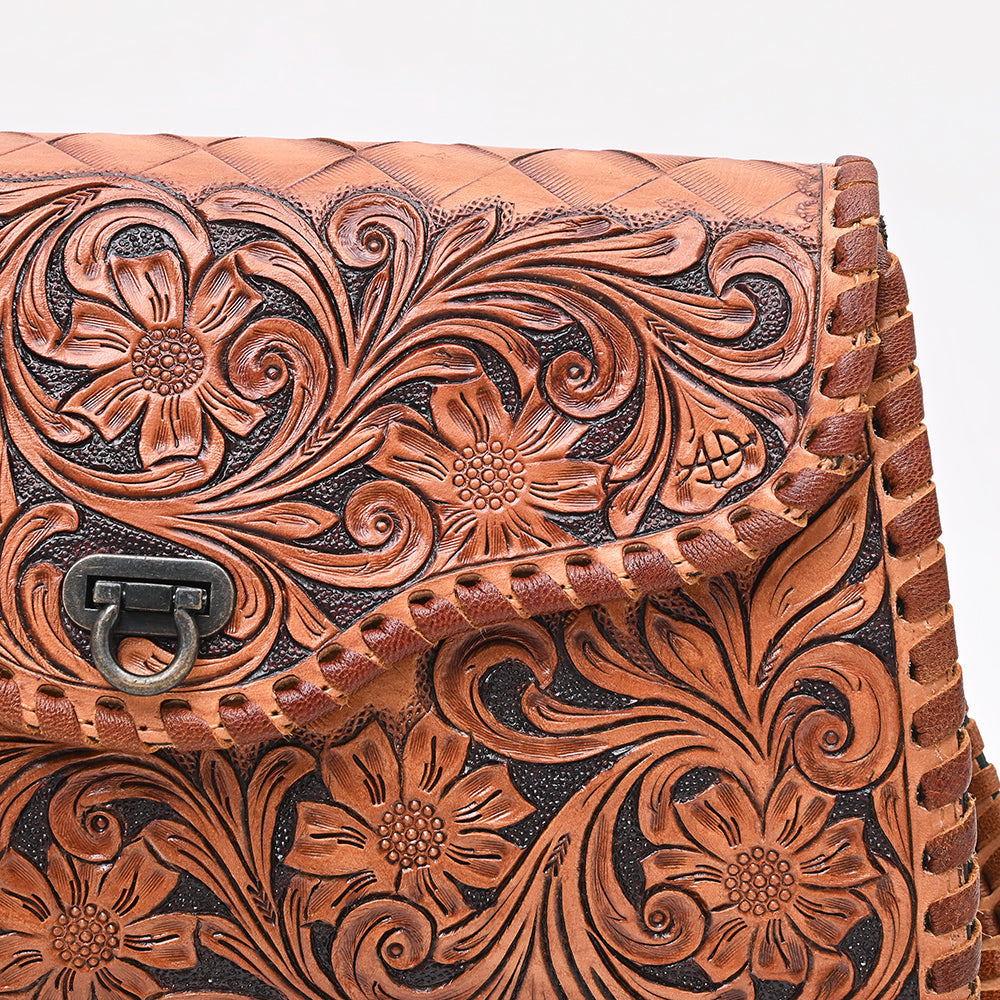 American Darling Hand-Tooled Leather Wallet