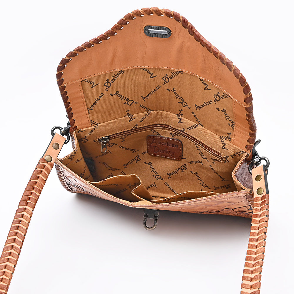 American Darling Hand-Tooled Leather Wallet