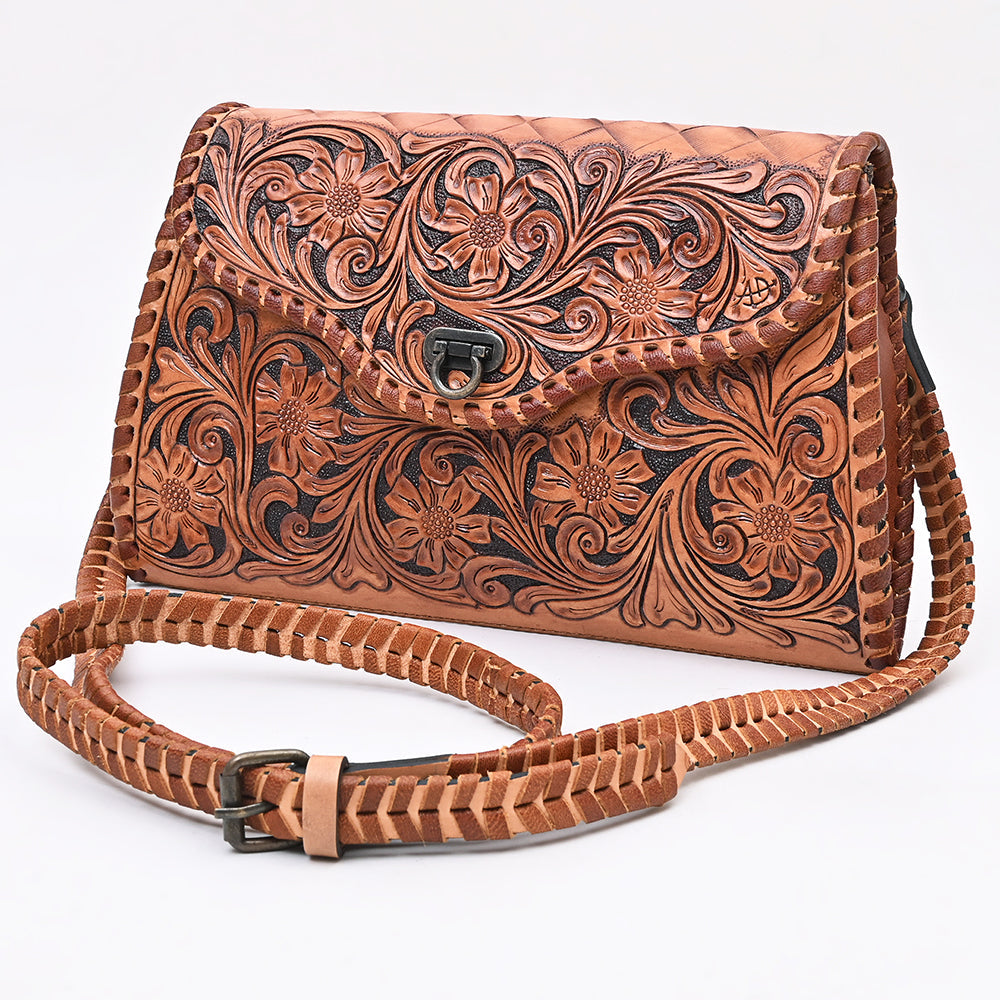 American Darling Hand-Tooled Leather Wallet