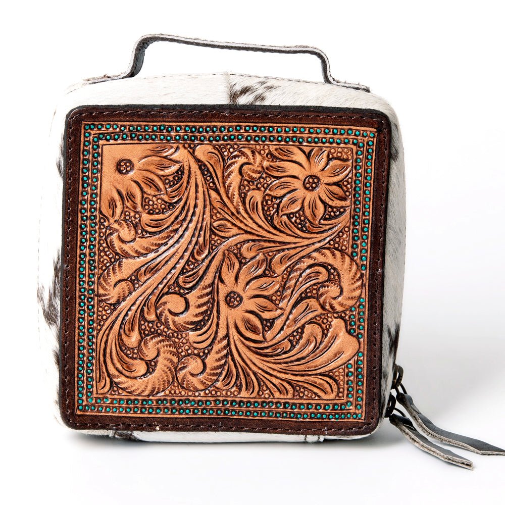 American Darling Hand Tooled Hair-On Genuine Leather