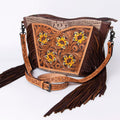 American Darling Large Hand-Tooled Leather Crossbody