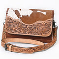 American Darling Hand-Tooled Hair-On Leather Wallet