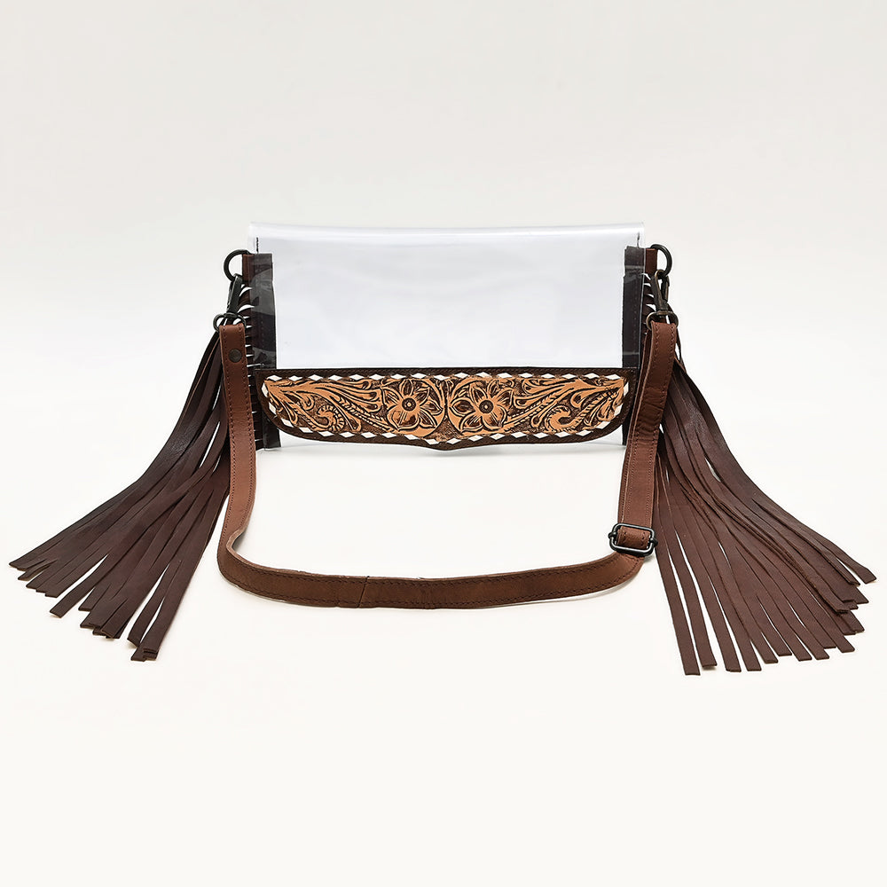 American Darling Hand-Tooled Genuine Leather Bag