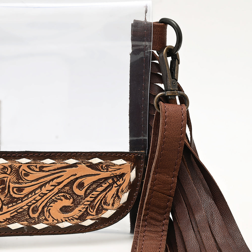 American Darling Hand-Tooled Genuine Leather Bag