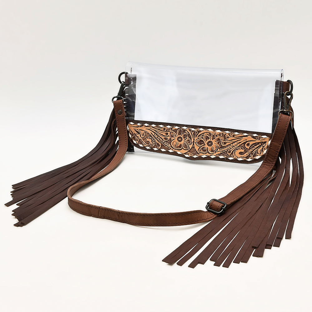 American Darling Hand-Tooled Genuine Leather Bag