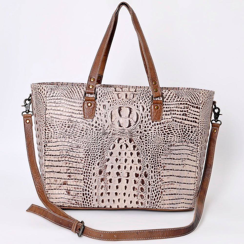 American Darling Crocodile Embossed Genuine Leather