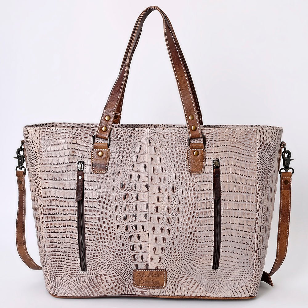 American Darling Crocodile Embossed Genuine Leather