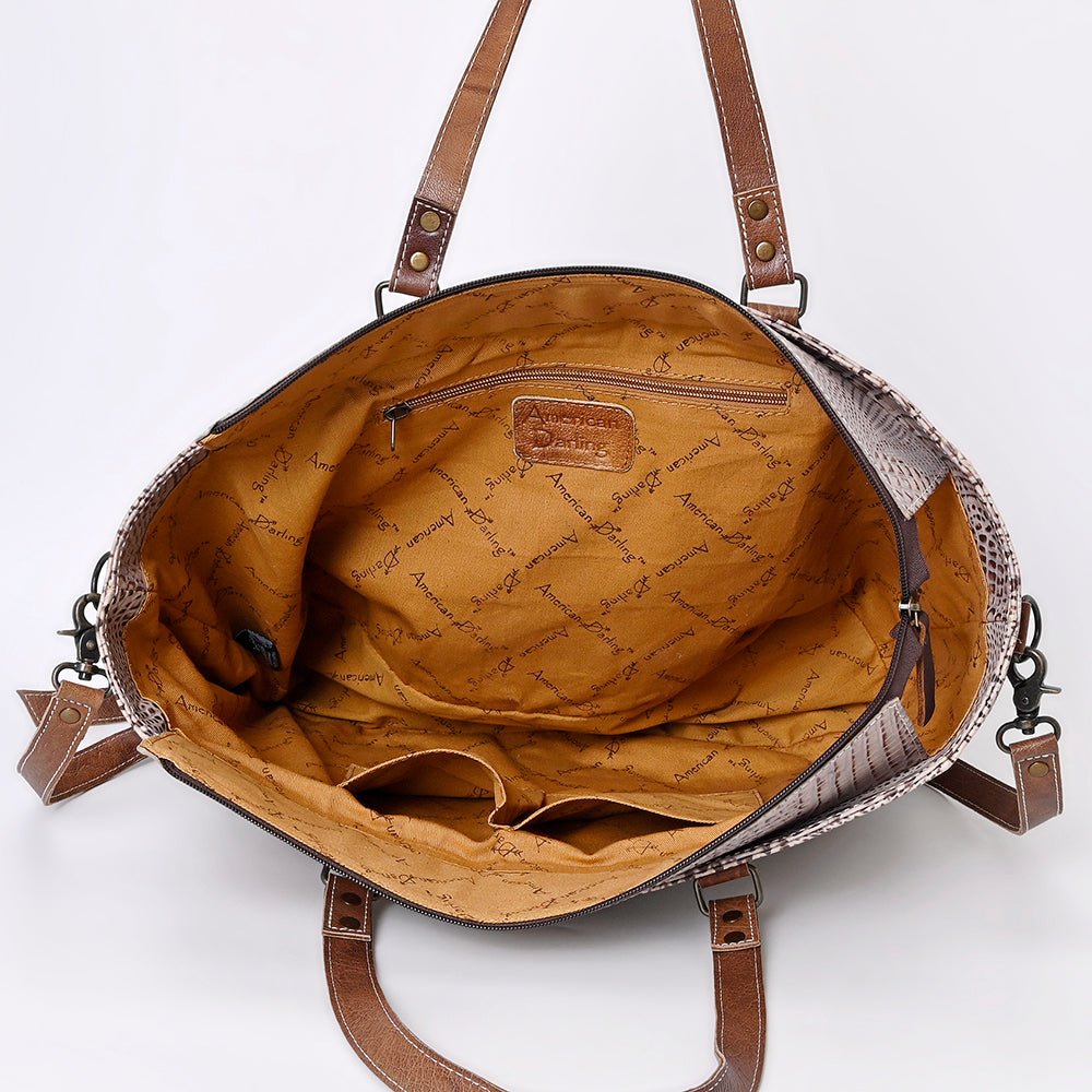 American Darling Crocodile Embossed Genuine Leather