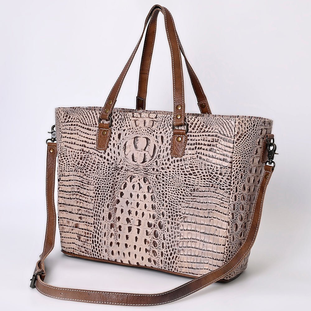 American Darling Crocodile Embossed Genuine Leather