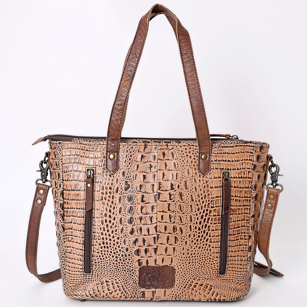 American Darling Crocodile Embossed Genuine Leather