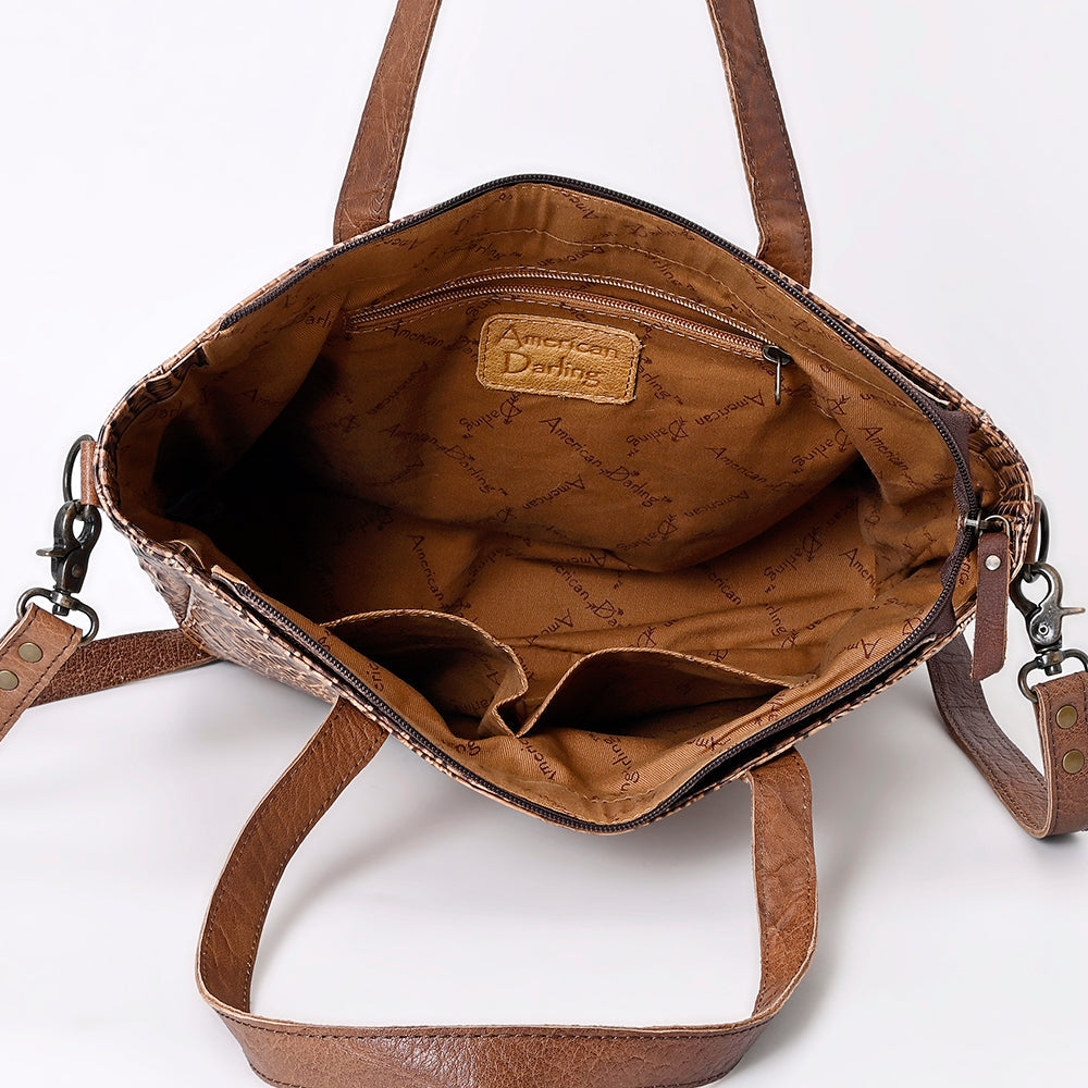 American Darling Crocodile Embossed Genuine Leather