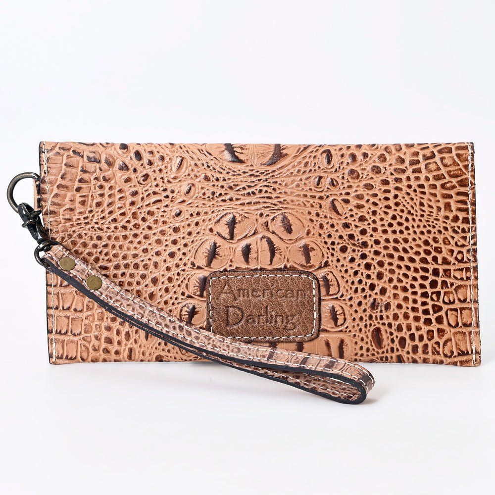 American Darling Crocodile Embossed Genuine Leather