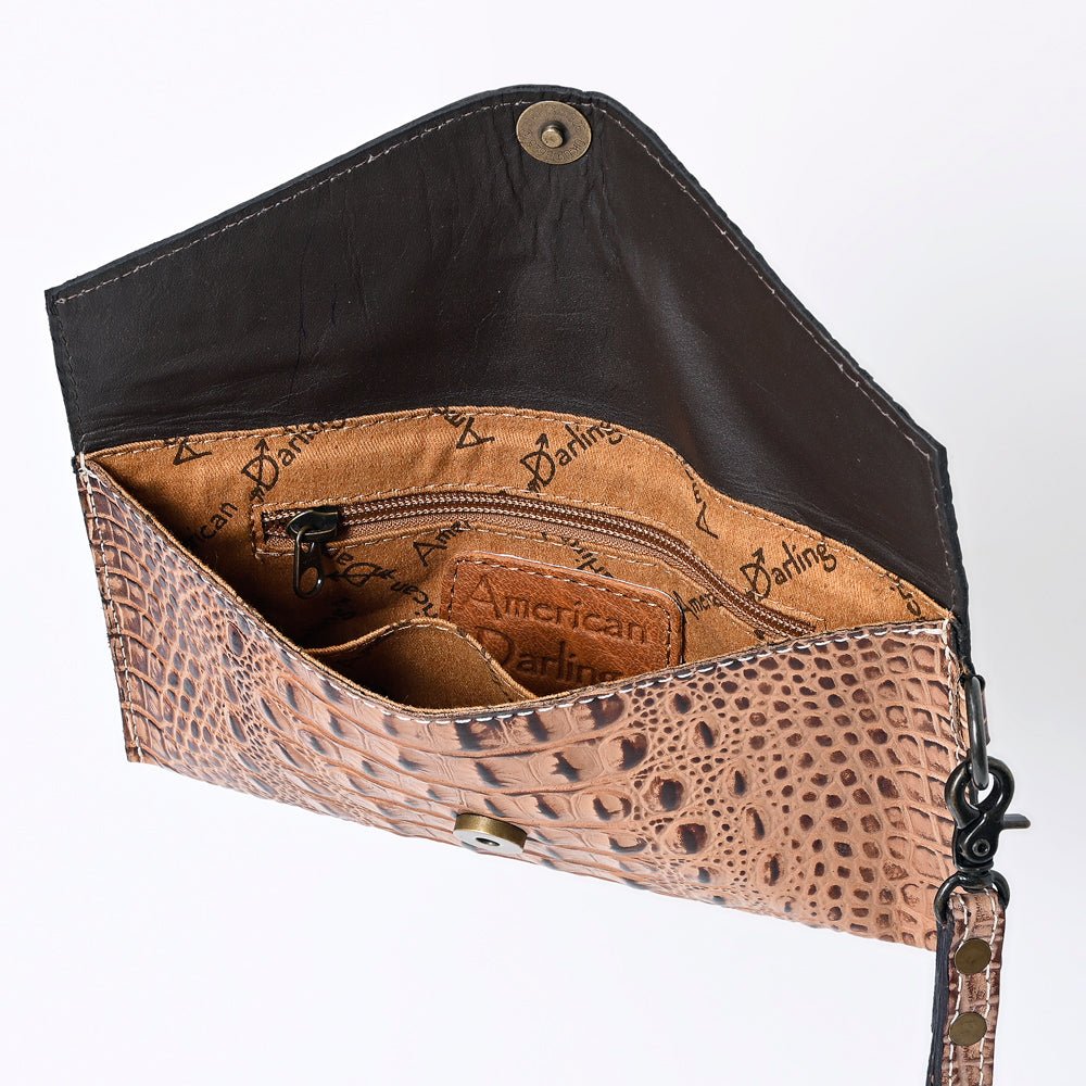 American Darling Crocodile Embossed Genuine Leather