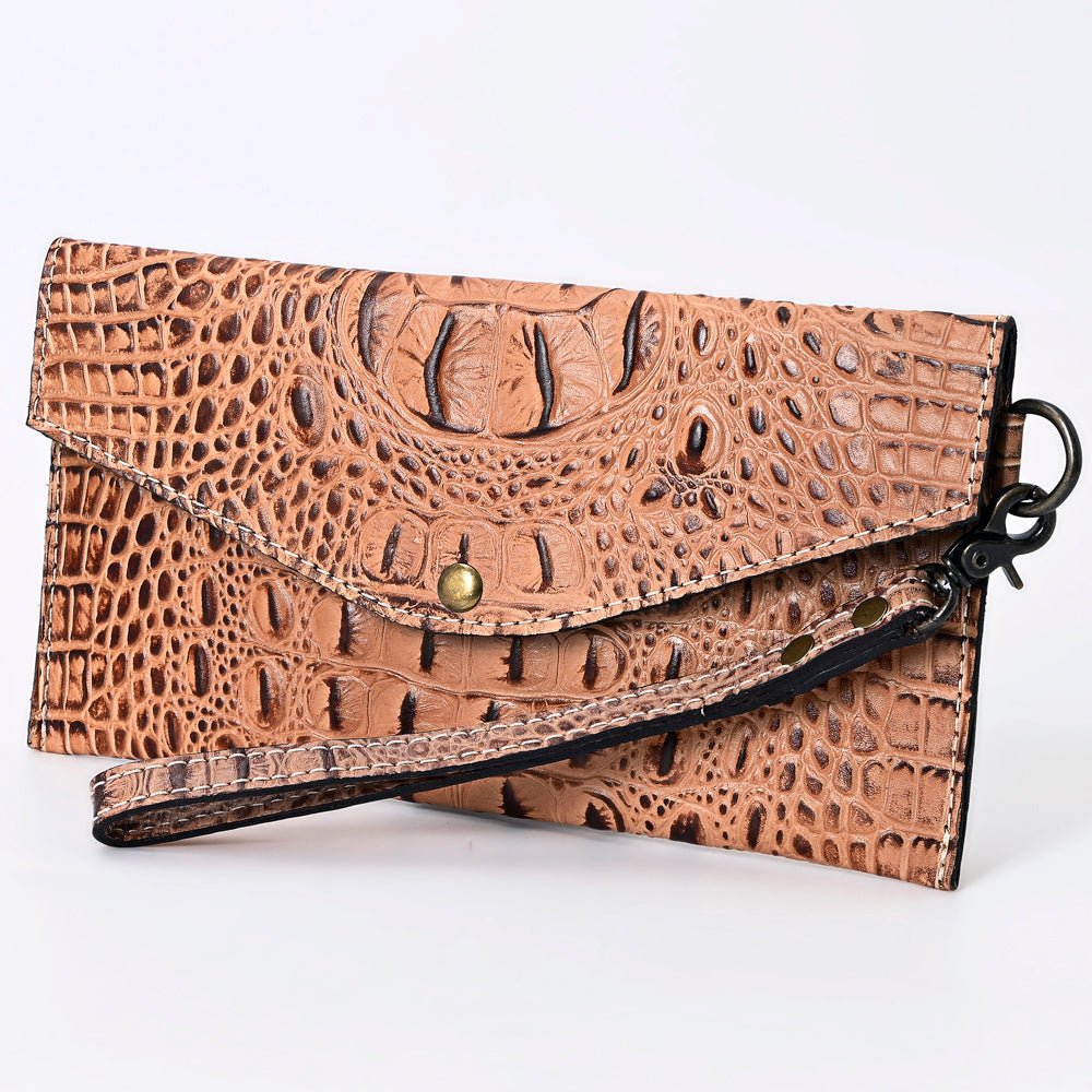 American Darling Crocodile Embossed Genuine Leather