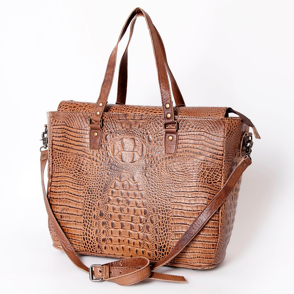 American Darling Crocodile Embossed Genuine Leather