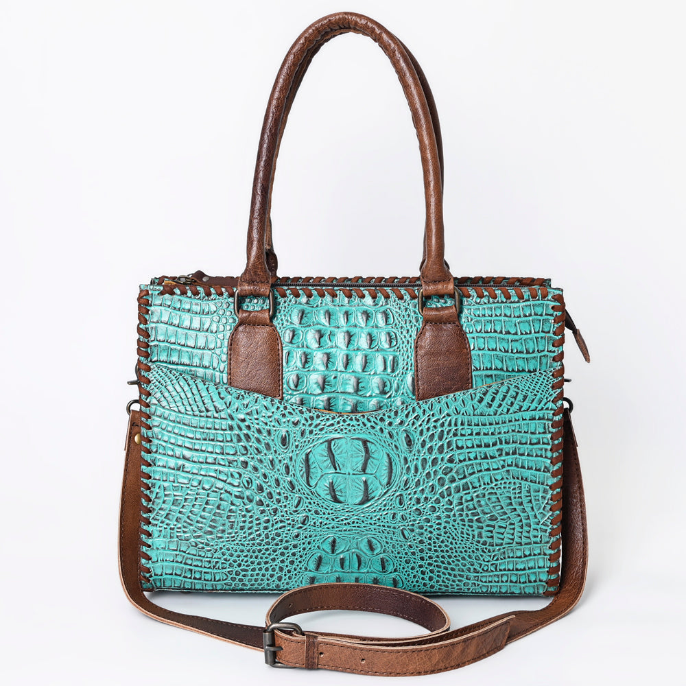 American Darling Crocodile Embossed Genuine Leather