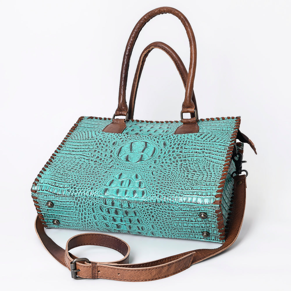 American Darling Crocodile Embossed Genuine Leather
