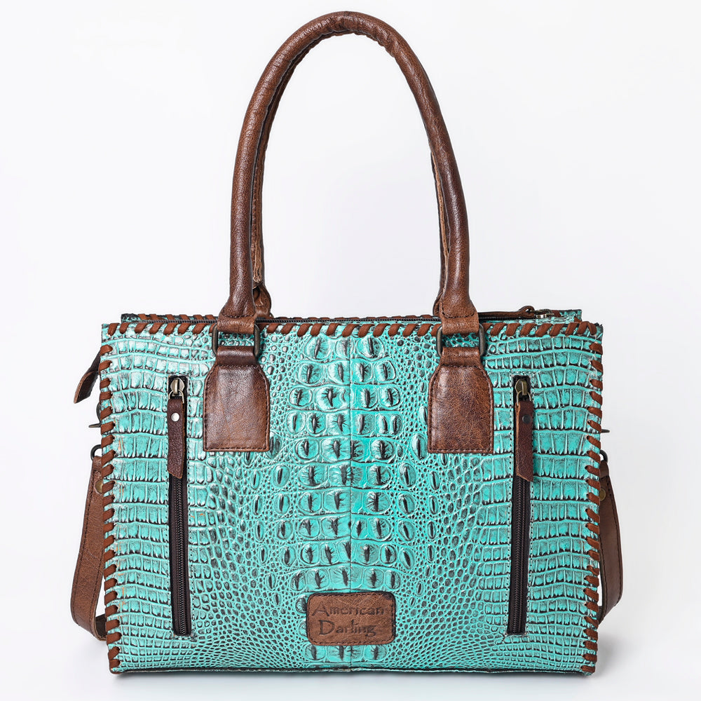 American Darling Crocodile Embossed Genuine Leather
