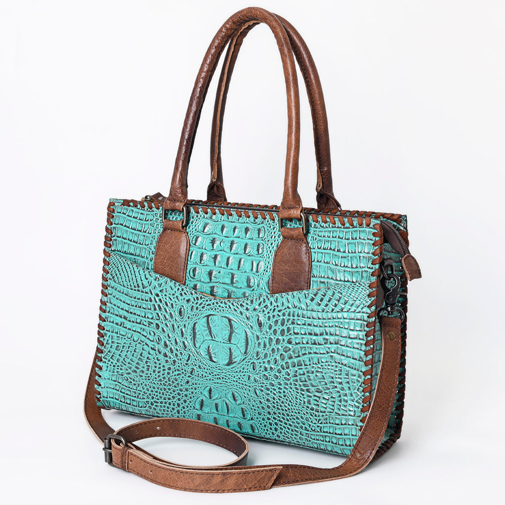 American Darling Crocodile Embossed Genuine Leather