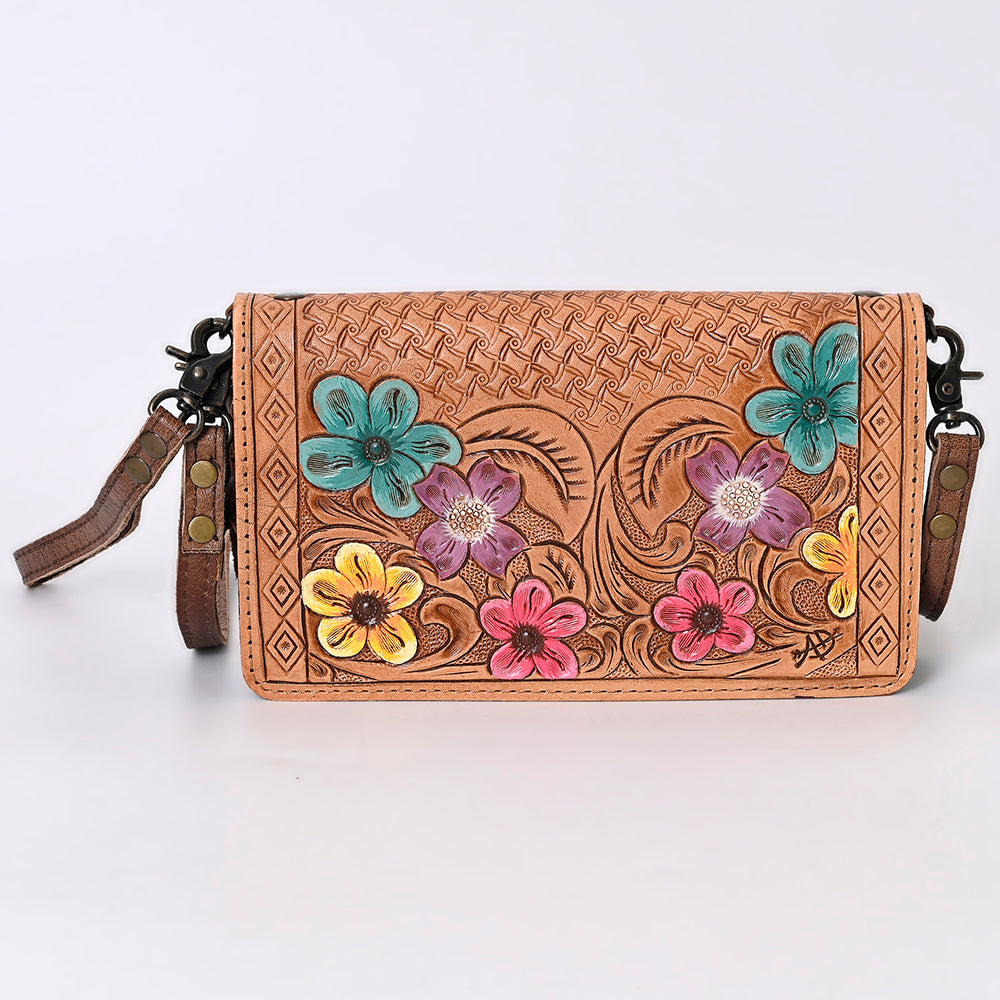 American Darling Organizer Saddle Blanket Genuine Leather Western Women Bag Handbag Purse | for Cute Travel