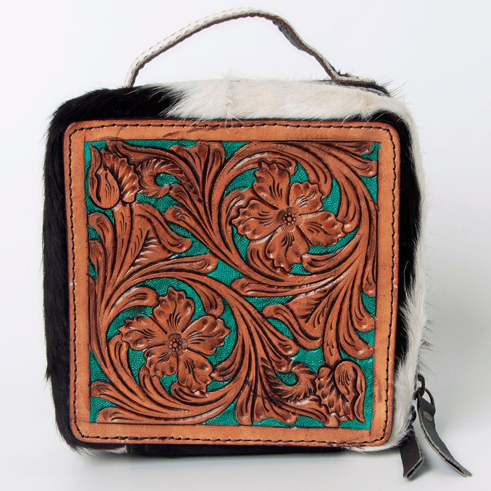 American Darling Hand Tooled Hair-On Genuine Leather