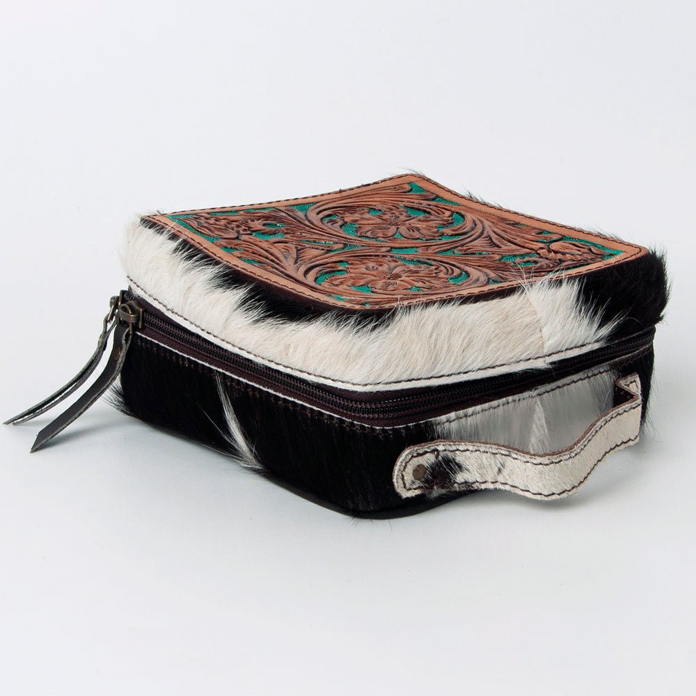 American Darling Hand Tooled Hair-On Genuine Leather