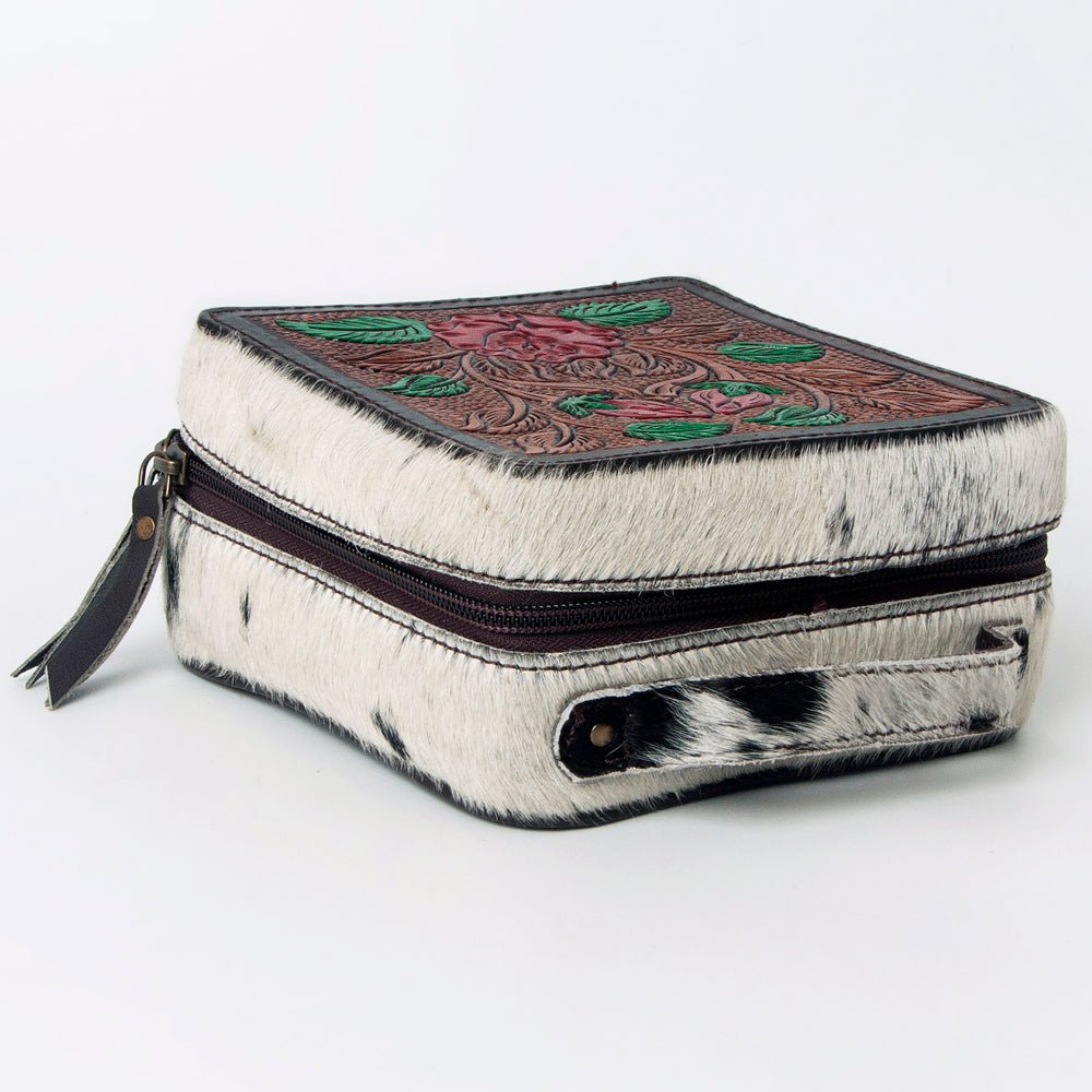 American Darling Hand Tooled Hair-On Genuine Leather