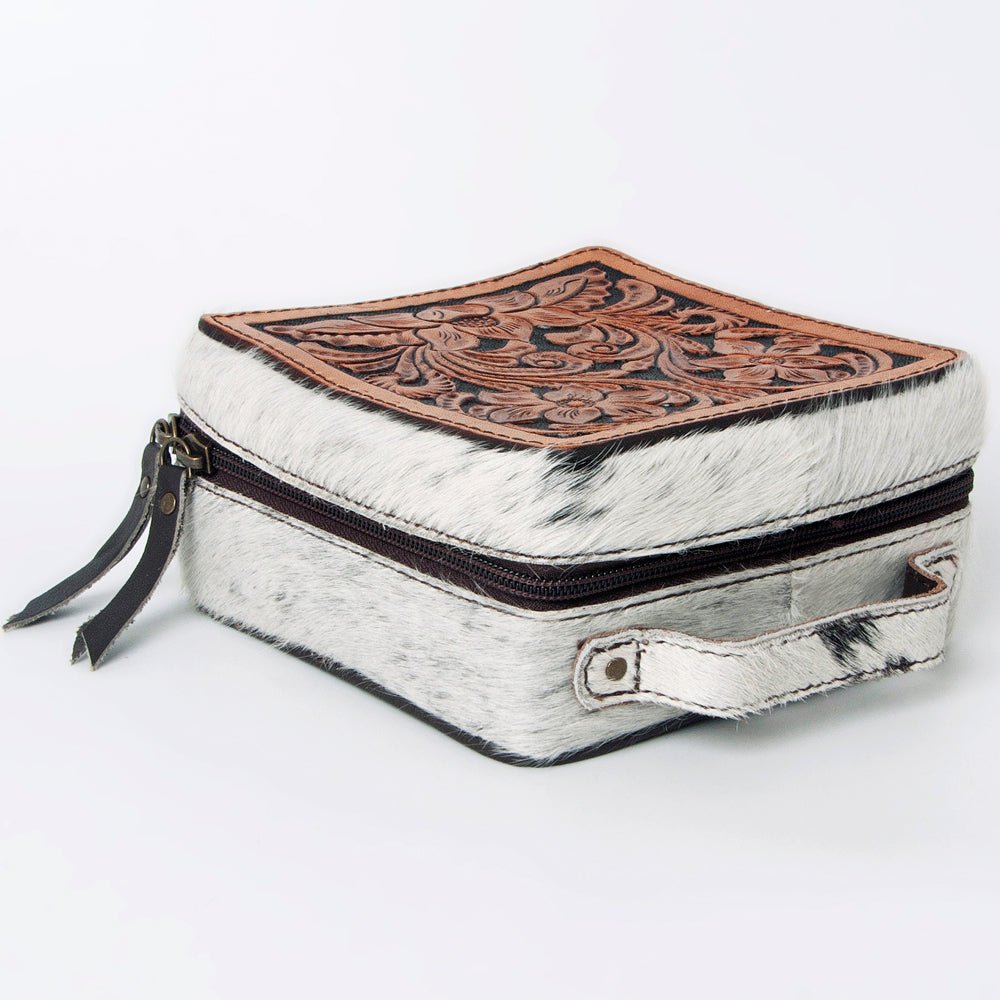 American Darling Hand Tooled Hair-On Genuine Leather