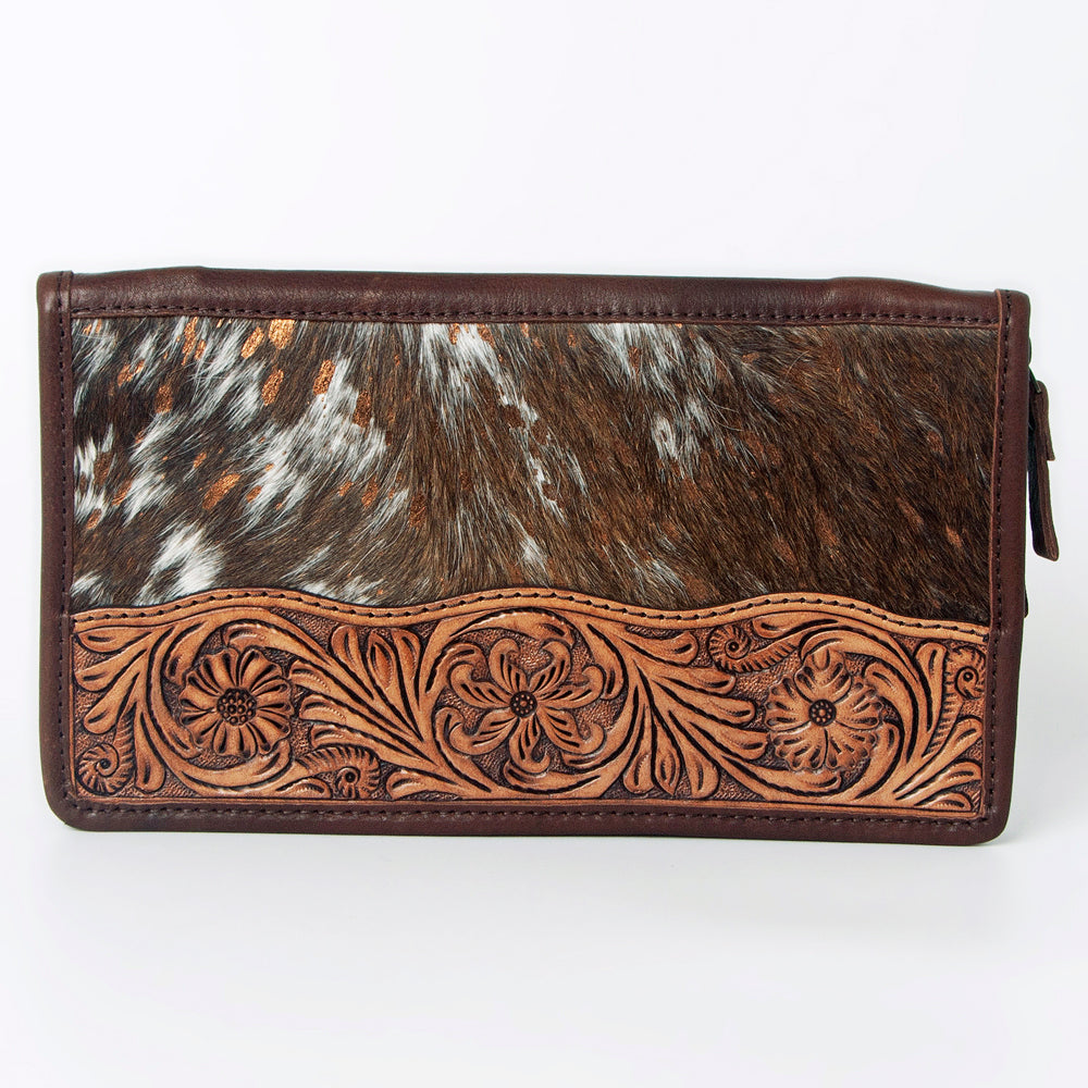 American Darling Hand Tooled Hair-On Genuine Leather